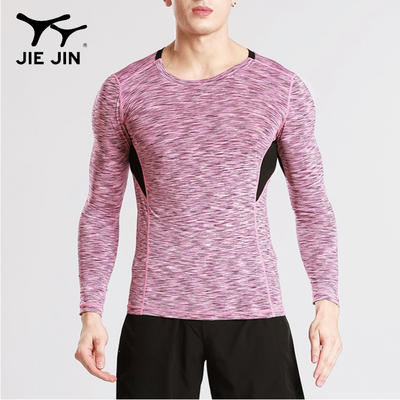 OEM sublimation t shirts clothes Compression Tights Sport T shirt for men