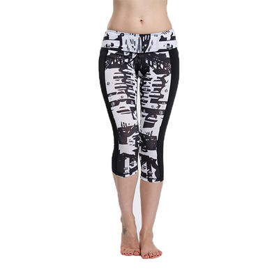 Hot Sale Sublimation Custom Fitness workout  Capri Leggings yoga pants