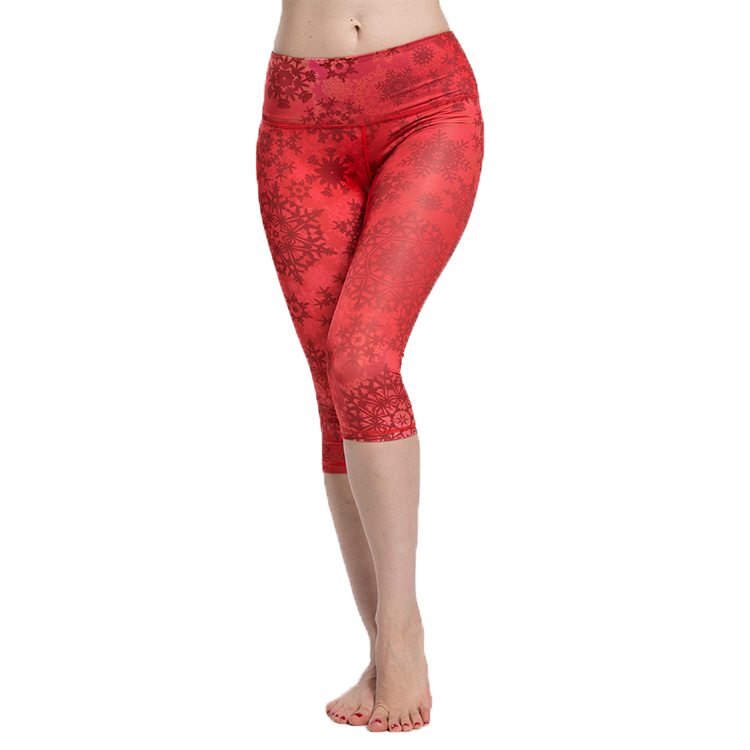 High quality women's yoga pants workout leggings women's power flex yoga capris