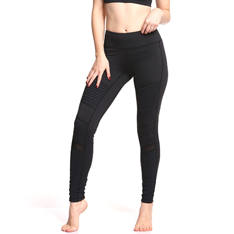 Women Sports Gym Leggings Yoga Slim Leggings Fitness Running Leggings Workout Trousers With Mesh
