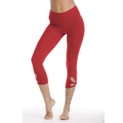 2018 Hot Sale High Waist Yoga Leggings Fitness Sports Pants Running Capri