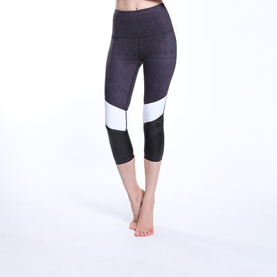 Women Sports Trousers Athletic Gym Workout Fitness Waist Capris Yoga Pants Running Leggings