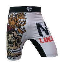 Customized Color Wrestling Shorts Custom Printed 100% Polyester Mma Shorts