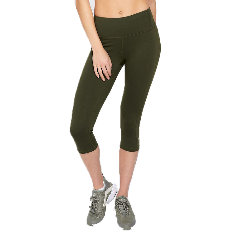 Women Sports Trousers Athletic Gym Workout Fitness Waist Capris Yoga Pants Running Leggings
