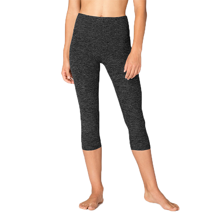 Fashion reflective printing ladies fitness spandex capris pants women elastic leggings tights stretchy yoga wear