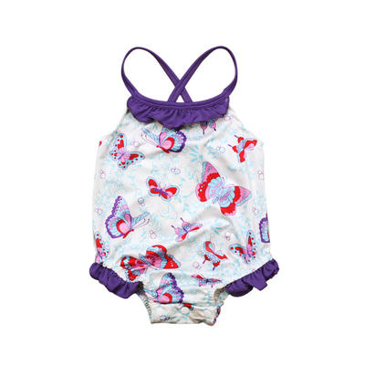 New Summer Butterfly Design Swimming Suit-kids