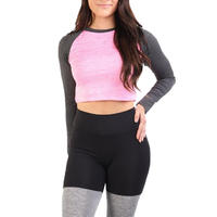 Wholesale Long Sleeves Shirt Fitness Yoga Wear Breathable Gym Wear