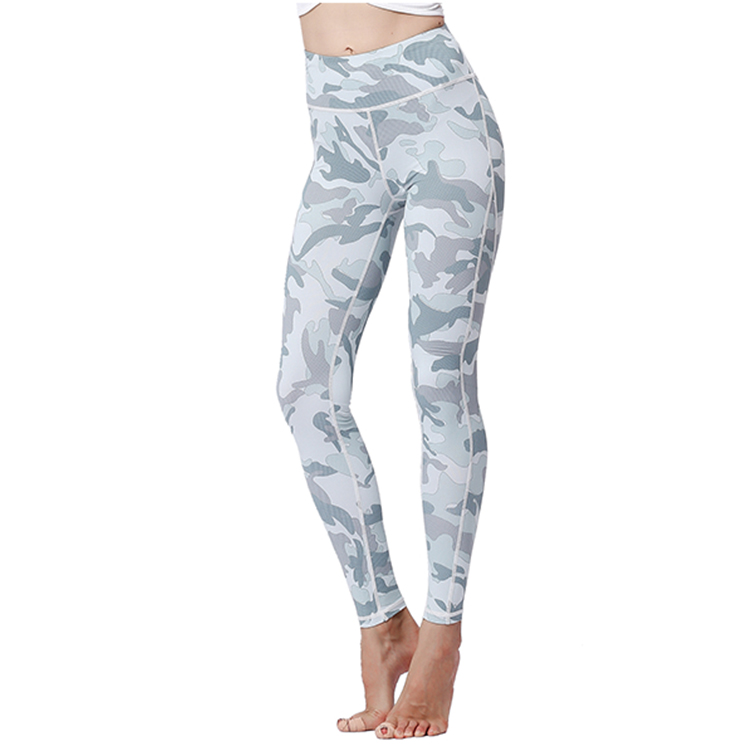 Ladies High Waist Trousers Sublimation Quick Dry Stretch Tights Fitness Yoga Running Leggings Sports Training Pants