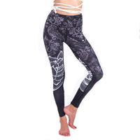 Women Digital Printed Fitness Leggings Skinny Elastic High Waist Yoga Pants Workout Gym Leggings Sports Tights