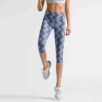 Custom Design Fitness Capri  Legging for women Workout Running Pants