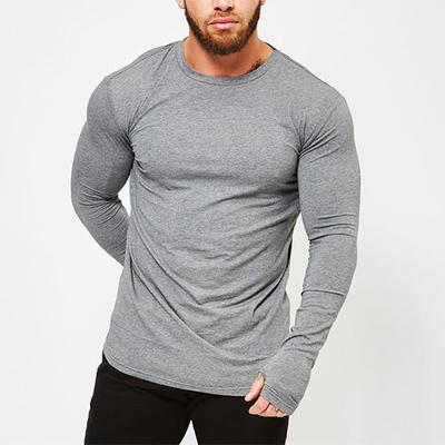 2019 Mens Long Sleeve Gym Wear Crossfit Shirt Rash Guards Wholesale